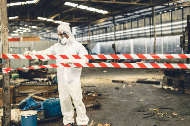 Professional Drug Lab Cleanup technician working in Falkland, NC